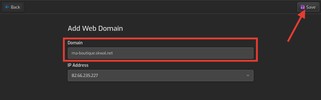 Mettre en place un hébergement web avec Skwal Heberg